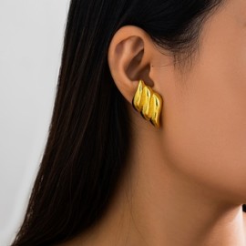 1 Par Elegante Retro Estilo Clásico Alas Tridimensional Aleación Pendientes