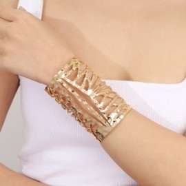 Estilo Simple Geométrico Metal Enchapado Mujeres Brazalete