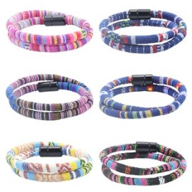 Estilo Étnico Multicolor Materiales mixtos Unisexo Pulsera