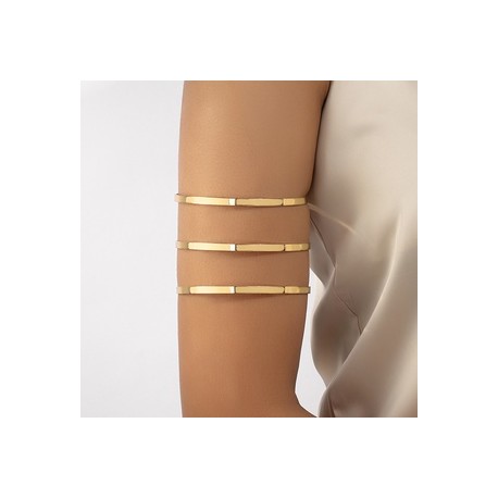 Estilo Simple Geométrico Aleación Enchapado Mujeres pulsera de brazo